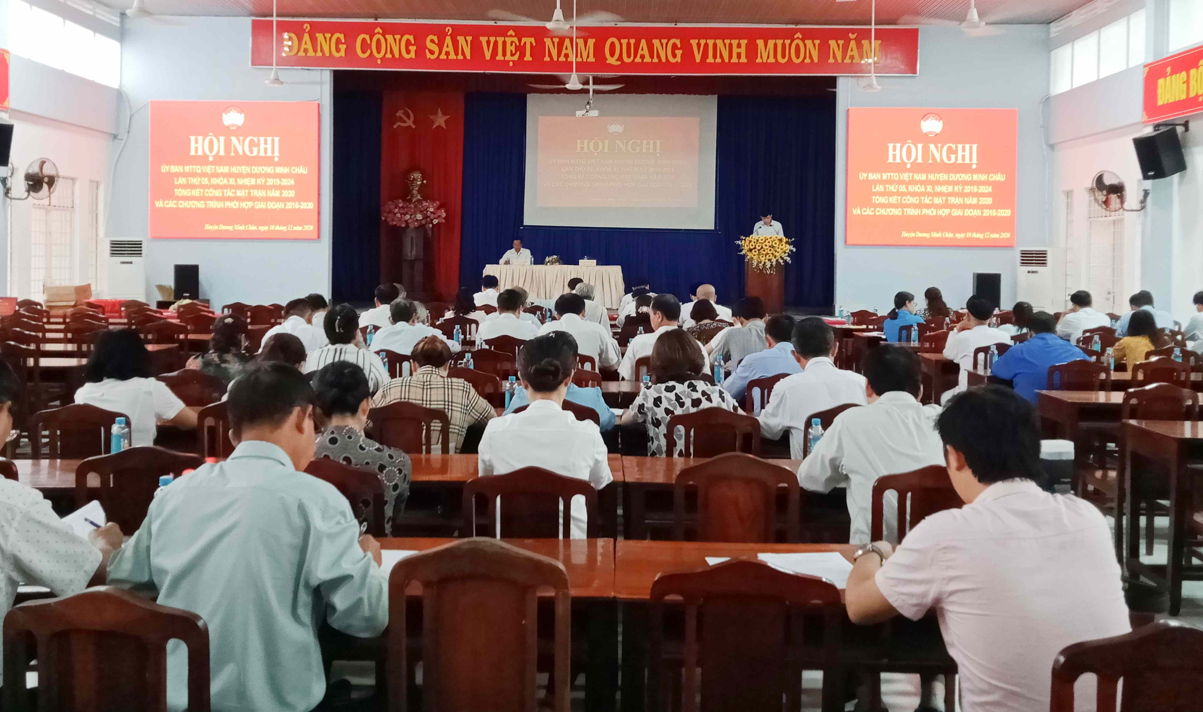 Huyện Dương Minh Châu tổng kết công tác Mặt trận năm 2020